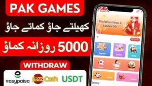 5 Earning Games in Pakistan without Investment